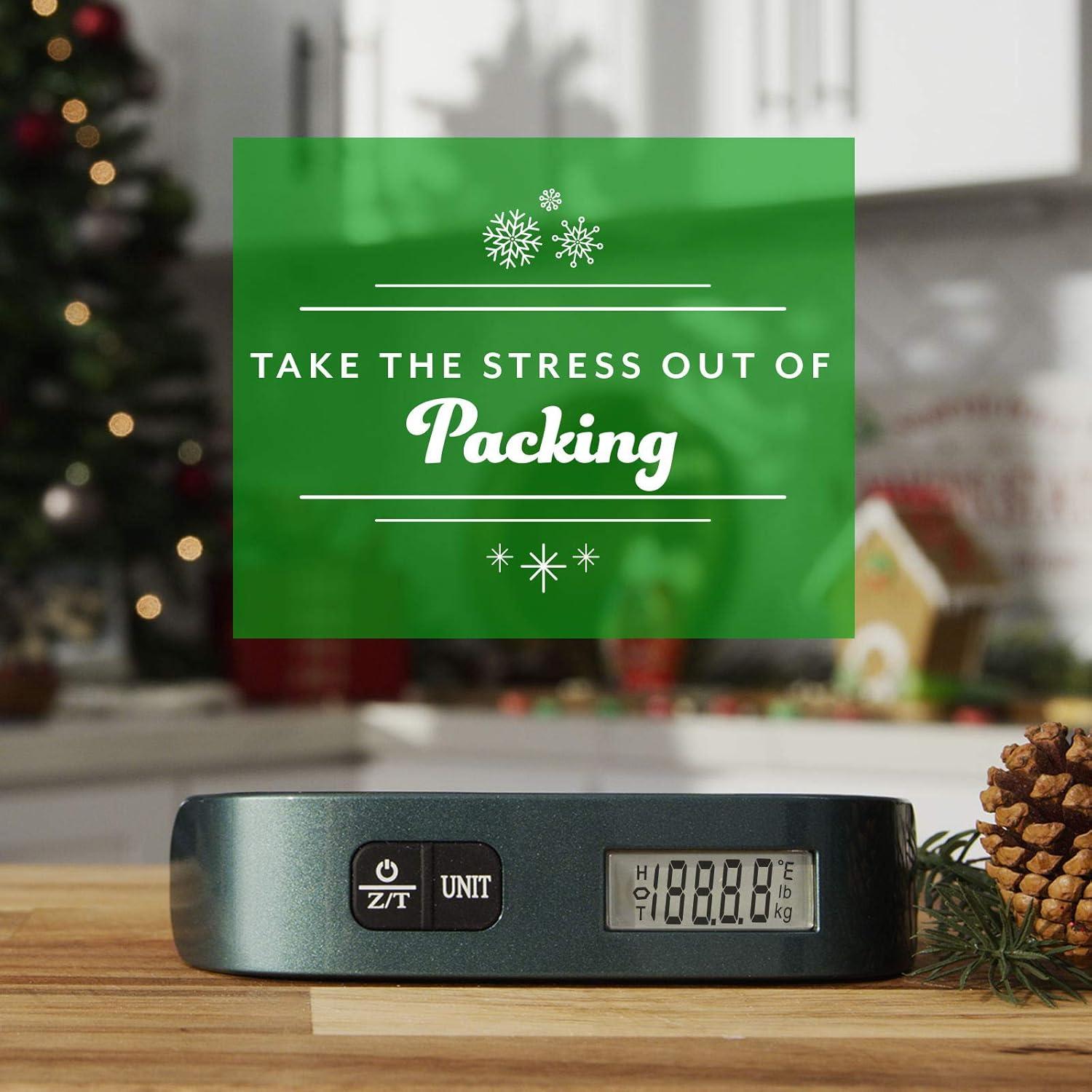 imageEtekcity Fishing Scale with Backlit LCD Display 110lb50kg Digital Electronic Hanging Hook Scale with Batteries and Carry Pouch Included Black NonSlip HandleGreen