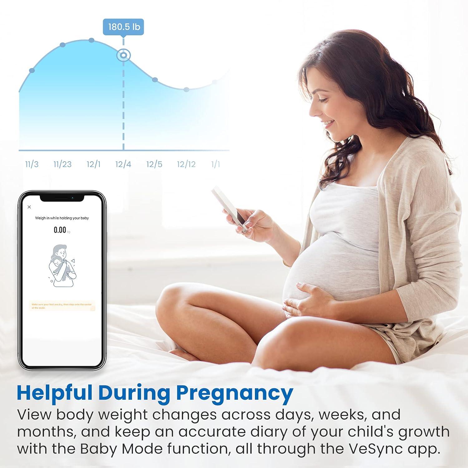 imageEtekcity Smart Scale for Body Weight Fat Digital Bathroom Weighing Machine for Accurate BMI Muscle Mass Composition Home Use Apple Health Compatible Fitness EquipmentBluetoothBlinding Silver