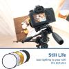 imageEtekcity 24quot 60cm 5in1 Photography Reflector MultiDisc Light Reflectors for Photography Collapsible with Bag  Translucent Silver Gold White and Black24 Inch