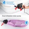 imageEtekcity Air Pump for Inflatables Portable Electric Air Mattress Pump QuickFill Perfect InflatorDeflator for Couch Blow up Pool Floats Raft Bed Boat Toy with Nozzles 110120V BlackDark Black