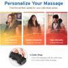 imageEtekcity Cordless Neck ampamp Back Massager with Heat Deep Tissue Shiatsu Rechargeable Shoulder Pain Relief Wearable 8 Nodes 3 Intensities BiDirectional 180Min Battery Soft PU Leather Best GiftGray