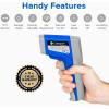imageEtekcity Digital Thermometers Noncontact58F 1022F 50C  550C ith Adjustable Emissivity ampamp Max Measure for Meat Refrigerator Pool Oven Blue
