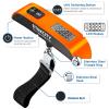 imageEtekcity Fishing Scale with Backlit LCD Display 110lb50kg Digital Electronic Hanging Hook Scale with Batteries and Carry Pouch Included Black NonSlip HandleOrange