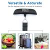 imageEtekcity Fishing Scale with Backlit LCD Display 110lb50kg Digital Electronic Hanging Hook Scale with Batteries and Carry Pouch Included Black NonSlip HandleGreen