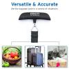 imageEtekcity Fishing Scale with Backlit LCD Display 110lb50kg Digital Electronic Hanging Hook Scale with Batteries and Carry Pouch Included Black NonSlip HandleAsh Silver2 pack