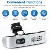imageEtekcity Fishing Scale with Backlit LCD Display 110lb50kg Digital Electronic Hanging Hook Scale with Batteries and Carry Pouch Included Black NonSlip HandleAsh Silver