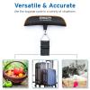 imageEtekcity Fishing Scale with Backlit LCD Display 110lb50kg Digital Electronic Hanging Hook Scale with Batteries and Carry Pouch Included Black NonSlip HandleOrange
