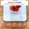 imageEtekcity Food Kitchen Scale Digital Grams and Ounces for Weight Loss Baking Cooking Keto and Meal Prep LCD Display Medium 304 Stainless SteelLarge22lb
