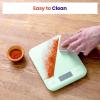 imageEtekcity Food Kitchen Scale Digital Grams and Ounces for Weight Loss Baking Cooking Keto and Meal Prep LCD Display Medium 304 Stainless SteelLargeGreen