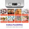 imageEtekcity Food Kitchen Scale Digital Grams and Ounces for Weight Loss Baking Cooking Keto and Meal Prep LCD Display Medium 304 Stainless SteelStainless Steel