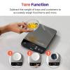 imageEtekcity Food Kitchen Scale Digital Grams and Ounces for Weight Loss Baking Cooking Keto and Meal Prep LCD Display Medium 304 Stainless SteelStainless SteelSilver