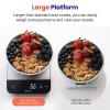 imageEtekcity Food Kitchen Scale Digital Grams and Ounces for Weight Loss Baking Cooking Keto and Meal Prep LCD Display Medium 304 Stainless SteelStainless SteelSilver