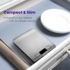 imageEtekcity Food Kitchen Scale Digital Grams and Ounces for Weight Loss Baking Cooking Keto and Meal Prep LCD Display Medium 304 Stainless SteelStainless Steel