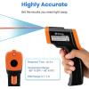 imageEtekcity Infrared Thermometer Temperature Gun 1080 58F to 1130F for Meat Food Pizza Oven Griddle Accessories Heat Gun for Cooking Kitchen Fridge ReptileBBQOrange