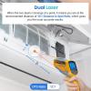 imageEtekcity Infrared Thermometer Temperature Gun 800 58 to 1382 with 161 DTS Ratio Digital Laser Temp IR Tool for Cooking Pizza Oven Griddle Fridge Engine Pool Non Contact YellowYellow