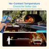 imageEtekcity Infrared Thermometer Temperature Gun 800 58 to 1382 with 161 DTS Ratio Digital Laser Temp IR Tool for Cooking Pizza Oven Griddle Fridge Engine Pool Non Contact YellowBlue