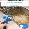 imageEtekcity Infrared Thermometer Temperature Gun 800 58 to 1382 with 161 DTS Ratio Digital Laser Temp IR Tool for Cooking Pizza Oven Griddle Fridge Engine Pool Non Contact YellowBlue