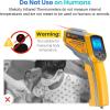 imageEtekcity Infrared Thermometer Temperature Gun 800 58 to 1382 with 161 DTS Ratio Digital Laser Temp IR Tool for Cooking Pizza Oven Griddle Fridge Engine Pool Non Contact YellowYellow