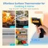 imageEtekcity Infrared Thermometer Temperature Gun 800 58 to 1382 with 161 DTS Ratio Digital Laser Temp IR Tool for Cooking Pizza Oven Griddle Fridge Engine Pool Non Contact YellowYellow