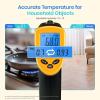 imageEtekcity Infrared Thermometer Temperature Gun 800 58 to 1382 with 161 DTS Ratio Digital Laser Temp IR Tool for Cooking Pizza Oven Griddle Fridge Engine Pool Non Contact YellowDark Yellow