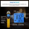 imageEtekcity Infrared Thermometer Temperature Gun 800 58 to 1382 with 161 DTS Ratio Digital Laser Temp IR Tool for Cooking Pizza Oven Griddle Fridge Engine Pool Non Contact YellowYellow