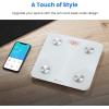 imageEtekcity Smart Scale for Body Weight Bathroom Digital Weighing Scale with BMI Body Fat Muscle Mass Accurate Bluetooth Home User Health Equipment Sync AppsWhite