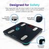 imageEtekcity Smart Scale for Body Weight Bathroom Digital Weighing Scale with BMI Body Fat Muscle Mass Accurate Bluetooth Home User Health Equipment Sync AppsBlackDeep