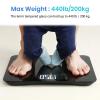 imageEtekcity Smart Scale for Body Weight Fat Digital Bathroom Weighing Machine for Accurate BMI Muscle Mass Composition Home Use Apple Health Compatible Fitness EquipmentBlackLarger