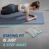 imageEtekcity Smart Scale for Body Weight Fat Digital Bathroom Weighing Machine for Accurate BMI Muscle Mass Composition Home Use Apple Health Compatible Fitness EquipmentBlinding Silver