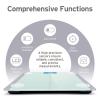 imageEtekcity Smart Scale for Body Weight Fat Digital Bathroom Weighing Machine for Accurate BMI Muscle Mass Composition Home Use Apple Health Compatible Fitness EquipmentGreenishwhite