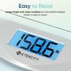 imageEtekcity Smart Scale for Body Weight Fat Digital Bathroom Weighing Machine for Accurate BMI Muscle Mass Composition Home Use Apple Health Compatible Fitness EquipmentBlinding Silver