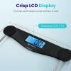 imageEtekcity Smart Scale for Body Weight Fat Digital Bathroom Weighing Machine for Accurate BMI Muscle Mass Composition Home Use Apple Health Compatible Fitness EquipmentTransparentBlack