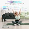 imageEtekcity Smart Scale for Body Weight Fat Digital Bathroom Weighing Machine for Accurate BMI Muscle Mass Composition Home Use Apple Health Compatible Fitness EquipmentBluetoothBlinding Silver