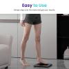 imageEtekcity Smart Scale for Body Weight Fat Digital Bathroom Weighing Machine for Accurate BMI Muscle Mass Composition Home Use Apple Health Compatible Fitness EquipmentBlack