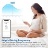 imageEtekcity Smart Scale for Body Weight Fat Digital Bathroom Weighing Machine for Accurate BMI Muscle Mass Composition Home Use Apple Health Compatible Fitness EquipmentBluetoothBlinding Silver
