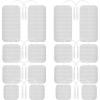 imageEtekcity TENS Unit Replacement Pads Electrodes for Back Pain Relief SelfAdhesive ampamp Gel Free for Electrotherapy White Pack of 16