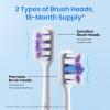 imageEtekcity Unisex Electric Toothbrush for Adults and Kids Corded White 5 Modes 2Minute Timer 3Hour Battery Life Travel CaseWhite
