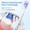 imageEtekcity Unisex Electric Toothbrush for Adults and Kids Corded White 5 Modes 2Minute Timer 3Hour Battery Life Travel CaseWhite