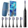 imageEtekcity Unisex Electric Toothbrush for Adults and Kids Corded White 5 Modes 2Minute Timer 3Hour Battery Life Travel CaseBlack