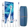 imageEtekcity Unisex Electric Toothbrush for Adults and Kids Corded White 5 Modes 2Minute Timer 3Hour Battery Life Travel CaseWhite