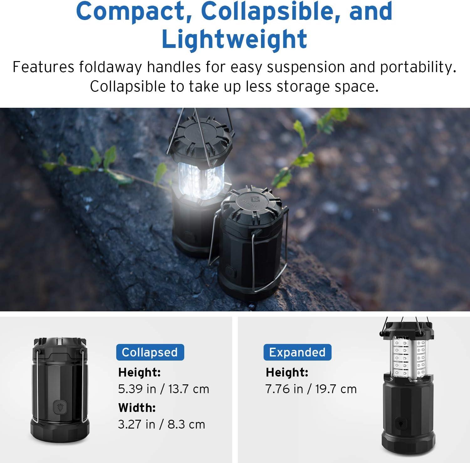 imageEtekcity Camping Lantern Battery Powered LED for Power Outages Emergency Light for Hurricane Supplies Survival Kits Operated Lamp Camping Gear Accessories Essentials 2 PackCl304pack