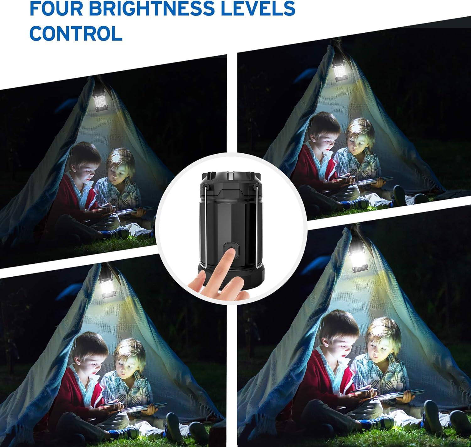 imageEtekcity Camping Lantern Battery Powered LED for Power Outages Emergency Light for Hurricane Supplies Survival Kits Operated Lamp Camping Gear Accessories Essentials 2 PackCl304pack