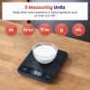 imageEtekcity Food Kitchen Scale Digital Mechanical Weighing ScaleGrams and Ounces for Weight Loss Baking Cooking Keto and Meal Prep Large Matte BlackLarge SizeBlack