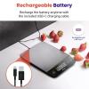 imageEtekcity Food Kitchen Scale Digital Mechanical Weighing ScaleGrams and Ounces for Weight Loss Baking Cooking Keto and Meal Prep Large Matte BlackStainless SteelSilver