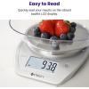 imageEtekcity Food Kitchen Scale With Bowl Digital Ounces and Grams for Cooking Baking Meal Prep Dieting and Weight Loss 11lb5kg Backlit DisplayArctic Sliver