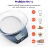 imageEtekcity Food Kitchen Scale With Bowl Digital Ounces and Grams for Cooking Baking Meal Prep Dieting and Weight Loss 11lb5kg Backlit DisplayPrussian Blue
