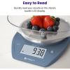 imageEtekcity Food Kitchen Scale With Bowl Digital Ounces and Grams for Cooking Baking Meal Prep Dieting and Weight Loss 11lb5kg Backlit DisplayPrussian Blue