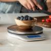 imageEtekcity Food Nutrition Kitchen Scale Digital Grams and Ounces for Weight Loss Baking Cooking Keto and Meal Prep Large 304 Stainless SteelSilver