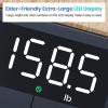 imageEtekcity Scale for Body Weight Digital Bathroom Scales for People Most Accurate to 005lb Bright LED Display ampamp Large Clear Numbers Upgraded Quality for the Elderly Safe Home Use 400 lbsGreyblue