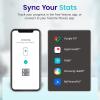 imageEtekcity Scales for Body Weight Bathroom Digital Weight Scale Fat Smart Bluetooth BMI and Loss Sync 13 Data with Other Fitness Apps Black 11x11 InchBlackDeep